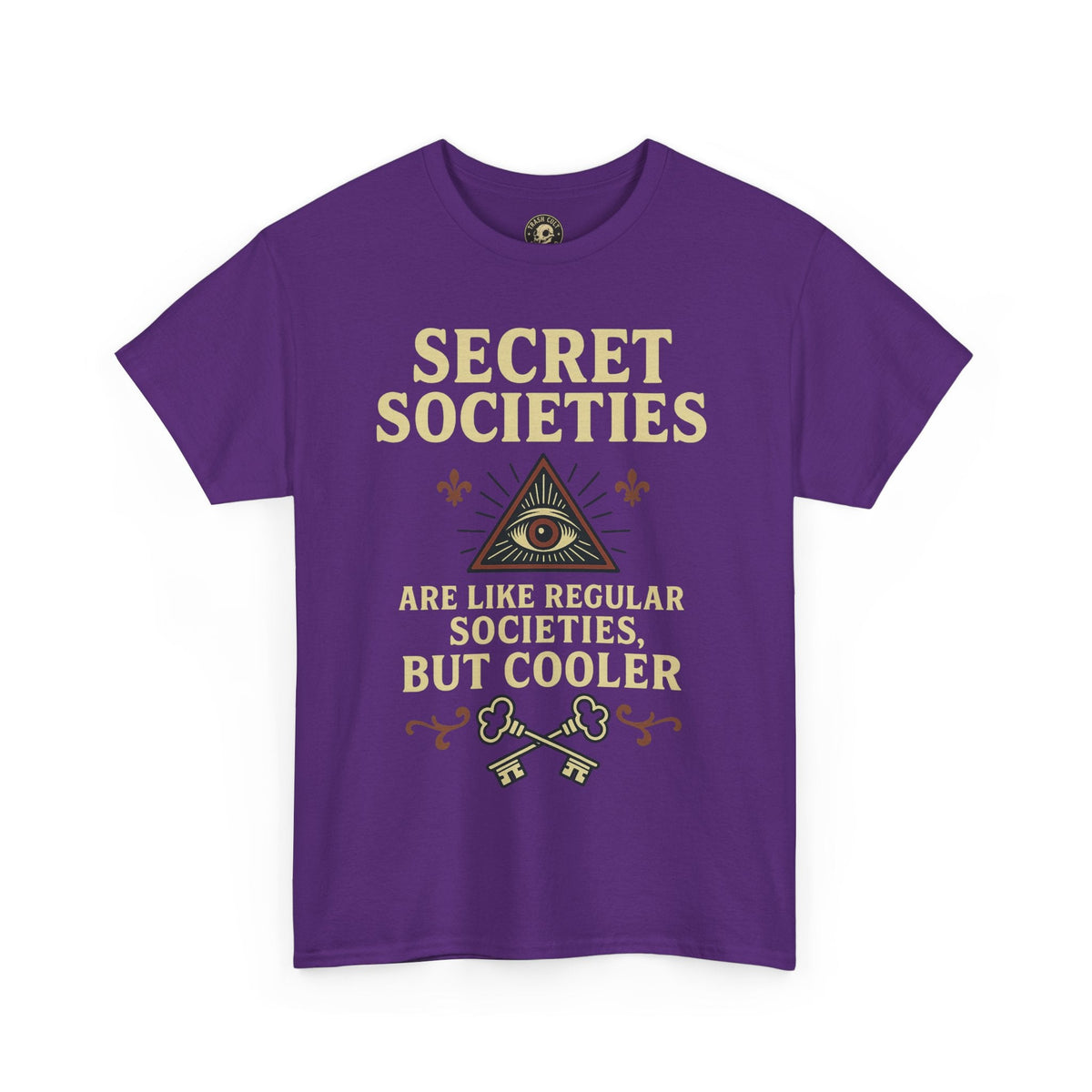 Secret Societies Shirt – Illuminati Eye Graphic Tee – Gildan 5000 Soft Cotton – Trash Cult Vintage Design