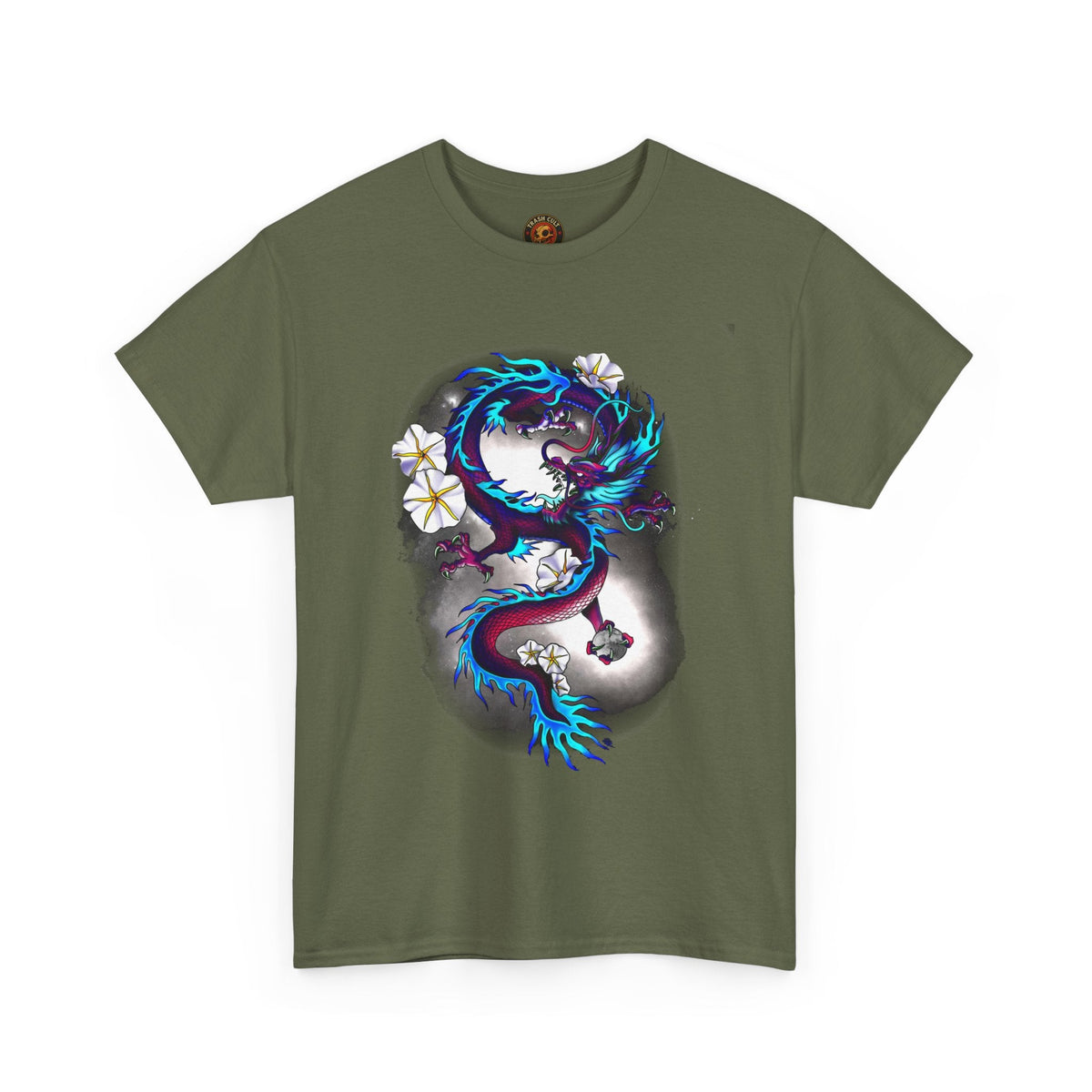 Electric Dragon Tattoo T-Shirt – Lara Davenport x Trash Cult Supply Co. Collab (Gildan 5000)