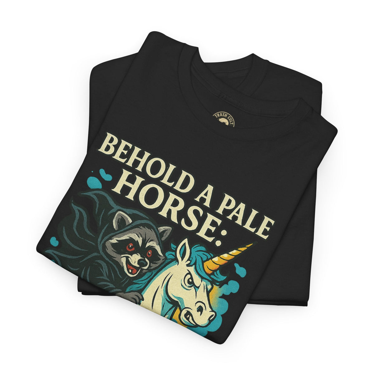 Behold a Pale Horse – Raccoon of Death Shirt | Gildan 5000 Unisex Tee