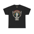 Everything Is Awful Skeleton Rainbow T-Shirt – Funny Vintage Dark Humor Tee – Gildan 5000