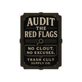 Audit the Red Flags Sticker – Vintage Vigilante | Trash Cult Supply Co.