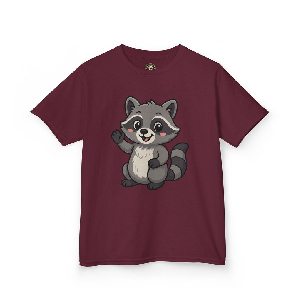 Cute Raccoon Kids T-Shirt, Fun Animal Graphic Tee for Boys and Girls, Birthday Gift, Playful Party Wear, Everyday Casual Shirt, Nature [...]