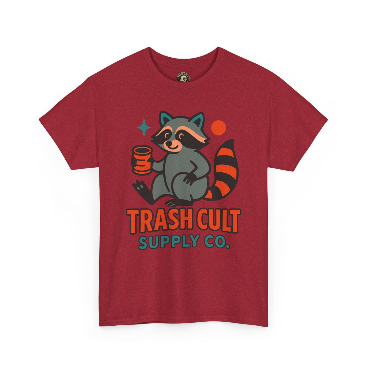Trash Cult Supply Co. Unisex Heavy Cotton Tee, Eco-Friendly Tee, Gift for Raccoon Lovers, Cute Graphic T-Shirt, Trendy Streetwear, [...]