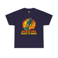 Autistic and Ready to Bang! Unisex Heavy Cotton Tee | Fun Graphic Tee, Autistic Pride, Gift for Autism Awareness, Casual Wear