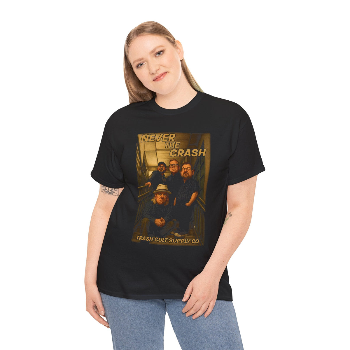 Never The Crash x Trash Cult Supply Co. Band Collab T-Shirt – Limited Edition Streetwear