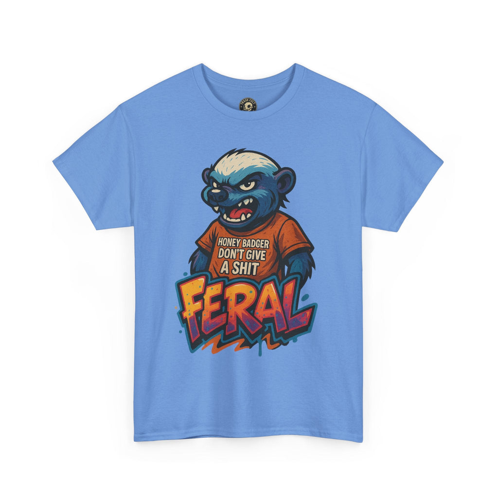 Feral Graphic Tee, Unisex Heavy Cotton T-Shirt for Casual Wear, Gift for Animal Lovers, Unique Streetwear, Funny Graphic Shirt