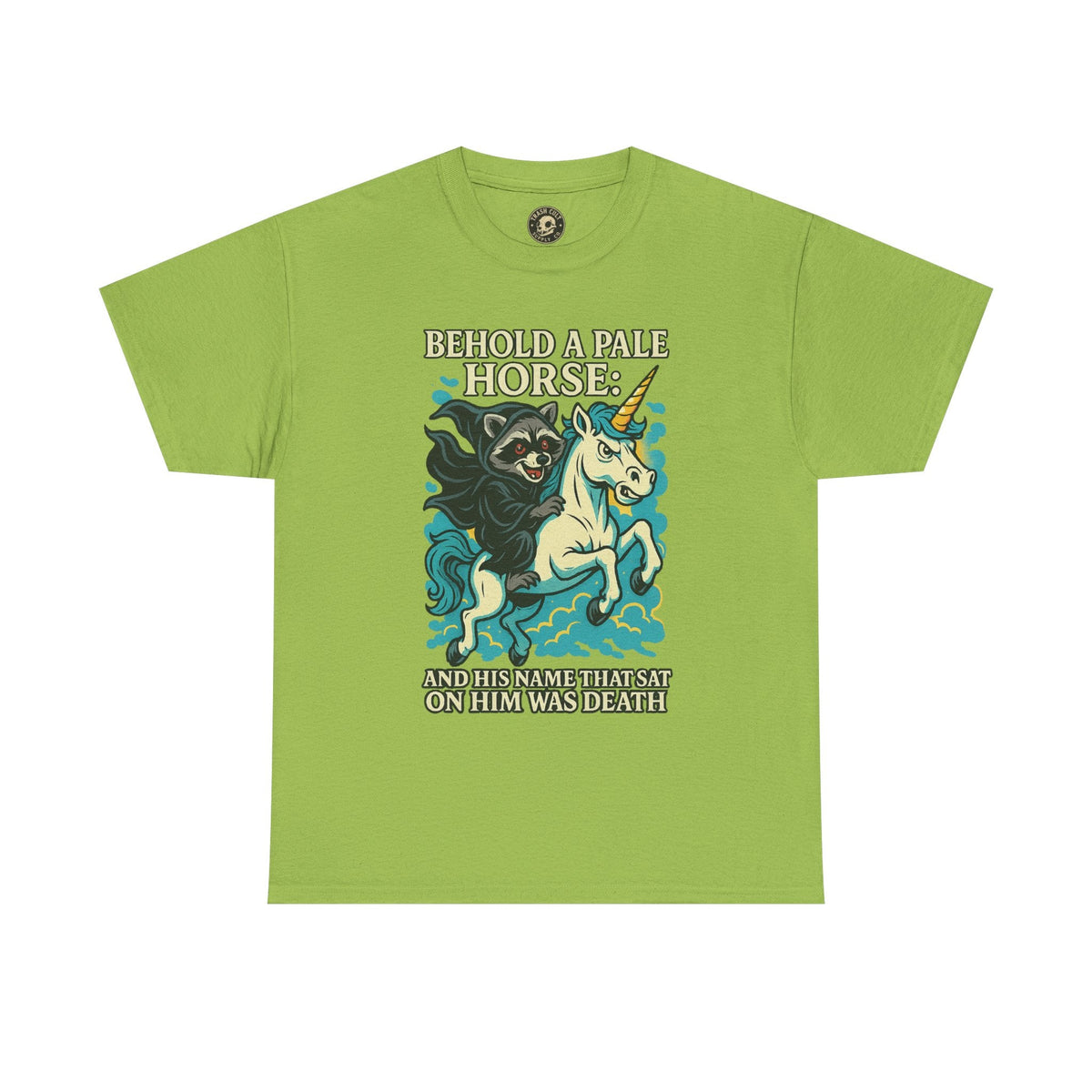 Behold a Pale Horse – Raccoon of Death Shirt | Gildan 5000 Unisex Tee