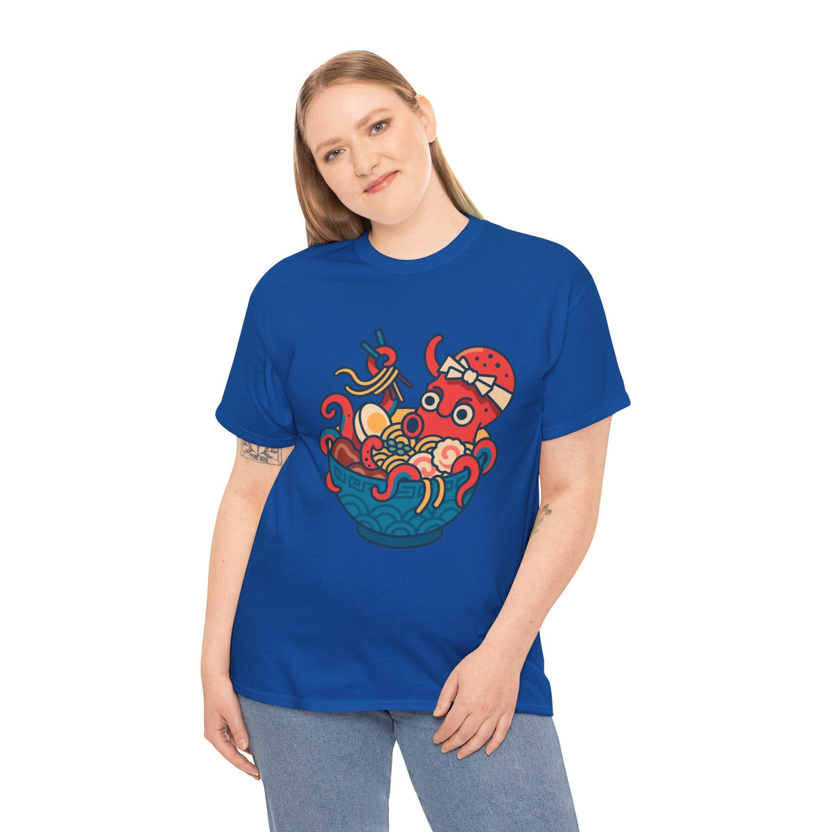 Octopus Ramen Bowl Shirt – Funny Japanese Noodle Graphic Tee