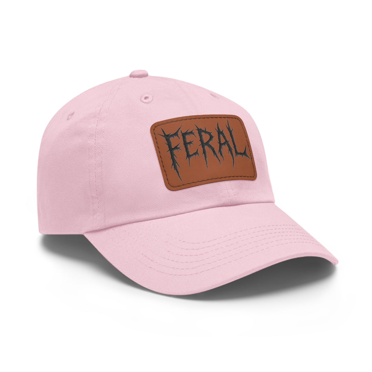 FERAL Embroidered Leather Patch Hat – Trash Cult Supply Co.