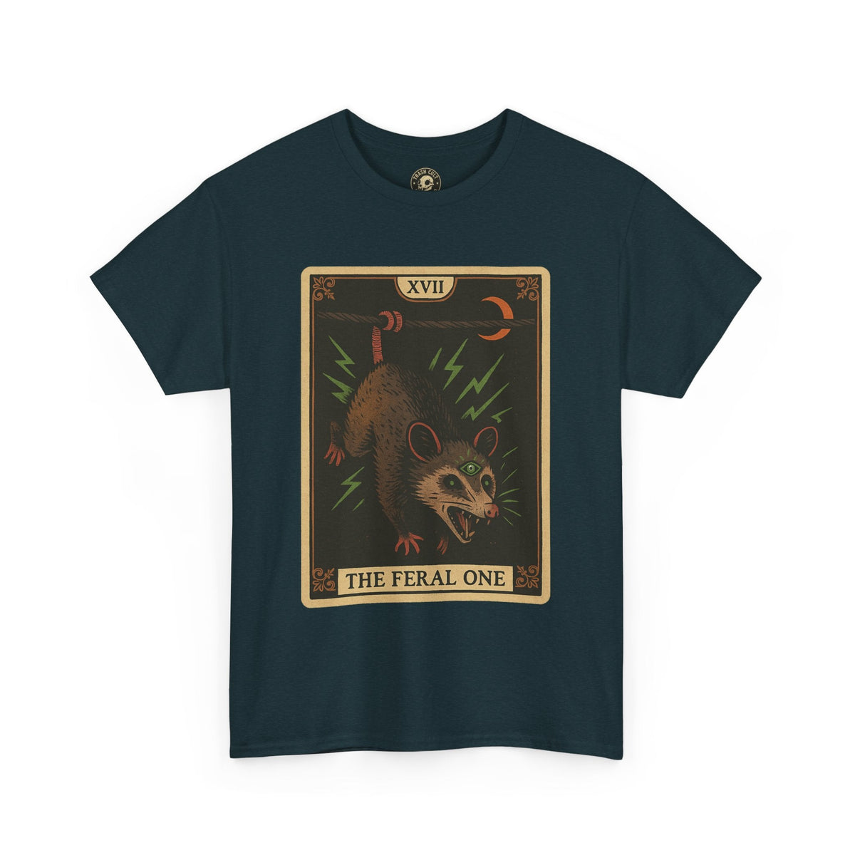 Feral One Graphic Tee - Quirky Unisex T-Shirt, Vintage Inspired, Animal Art, Casual Wear, Gifts for Him/Her