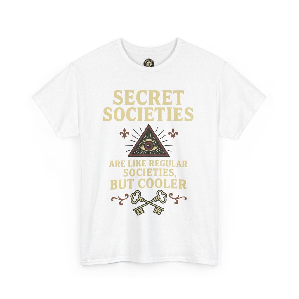 Secret Societies Shirt – Illuminati Eye Graphic Tee – Gildan 5000 Soft Cotton – Trash Cult Vintage Design