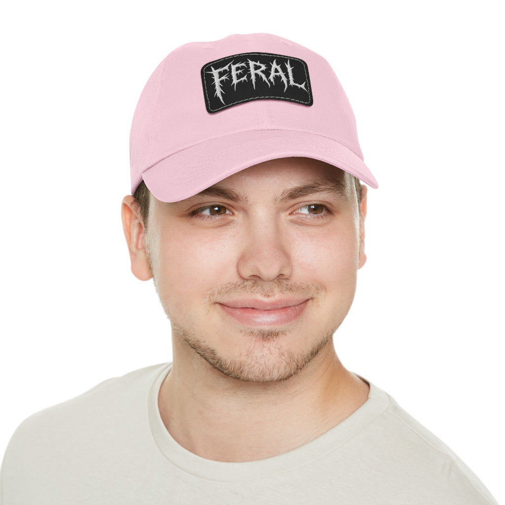 FERAL Embroidered Leather Patch Hat – Trash Cult Supply Co.
