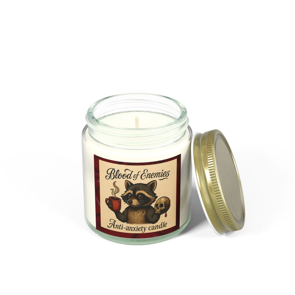 Scented Anti-Anxiety Candle | Coconut Apricot Wax | Relaxation & Self-Care | Gift for Friends & Family, Mindfulness, Meditation, Home Decor