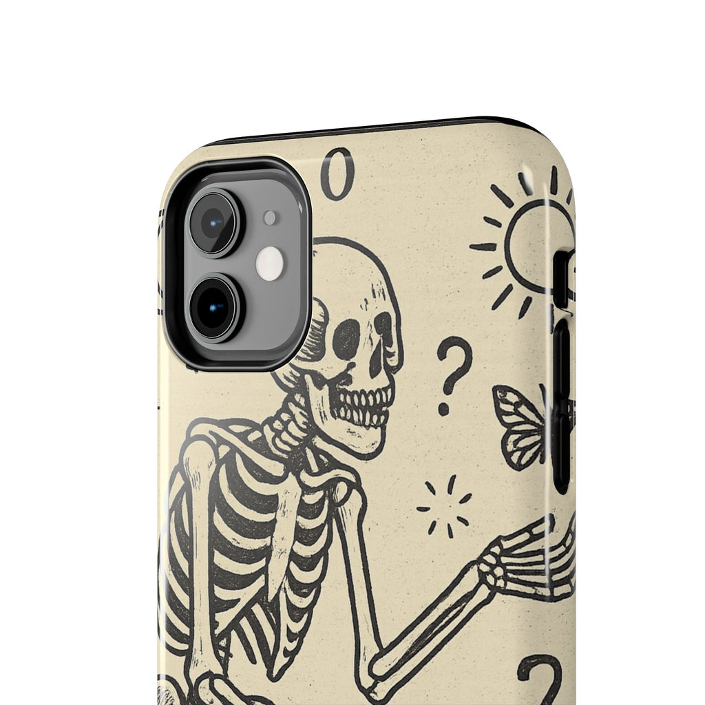 Skeleton ADHD Phone Cases, Unique Phone Cover, Funny ADHD Gift, Quirky Skeleton Design, Cool Accessories for Everyone