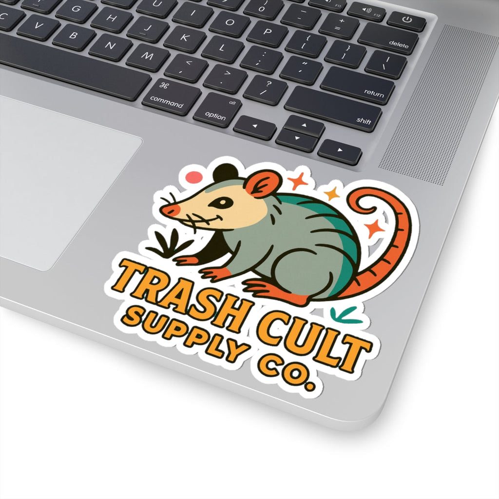 Trash Cult Supply Co. Kiss-Cut Stickers - Fun & Quirky Animal Design for Personalization, Decor, Gifts, Scrapbooking, Journaling