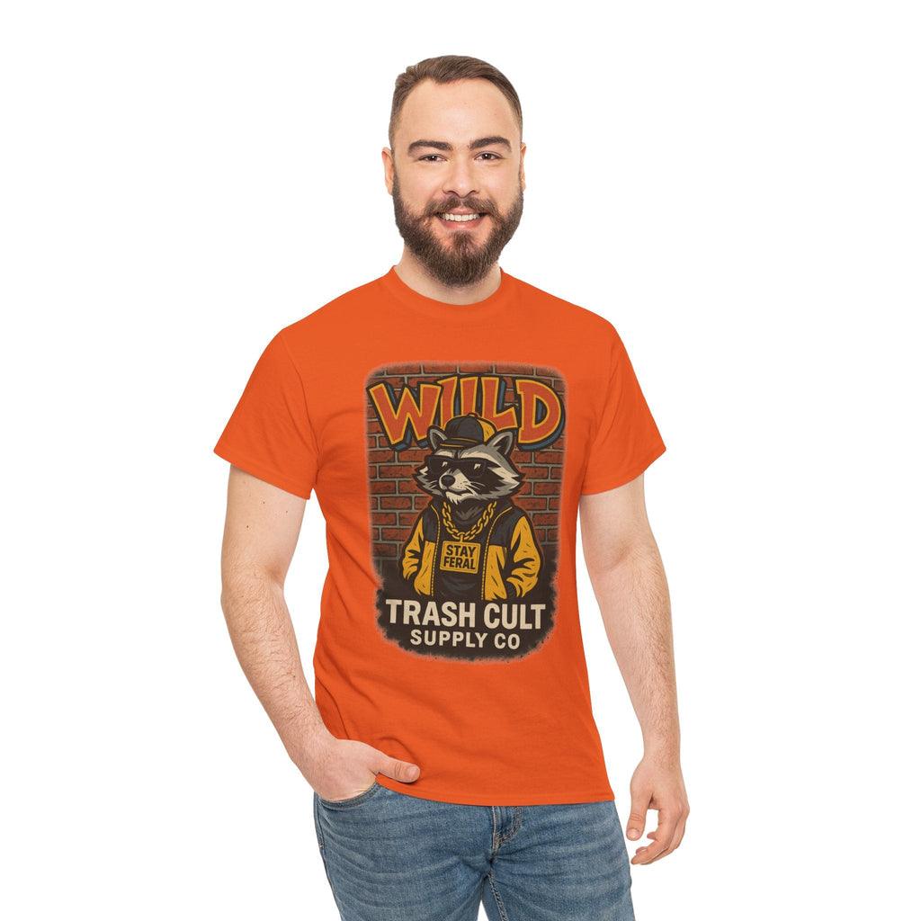 Wild Trash Cult Unisex Tee, Retro Animal T-Shirt, Graphic Tee, Eco-Conscious Apparel, Gift for Nature Lovers, Casual Streetwear