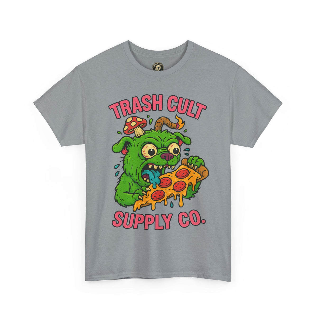 Feral Pizza Monster Shirt – Trash Cult Supply Co | Gildan 5000 Graphic Tee