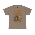 Crayons, Chaos, and Carnage T-Shirt – Dark Humor Raccoon Graphic | Trash Cult Supply Co. | Gildan 5000 Tee
