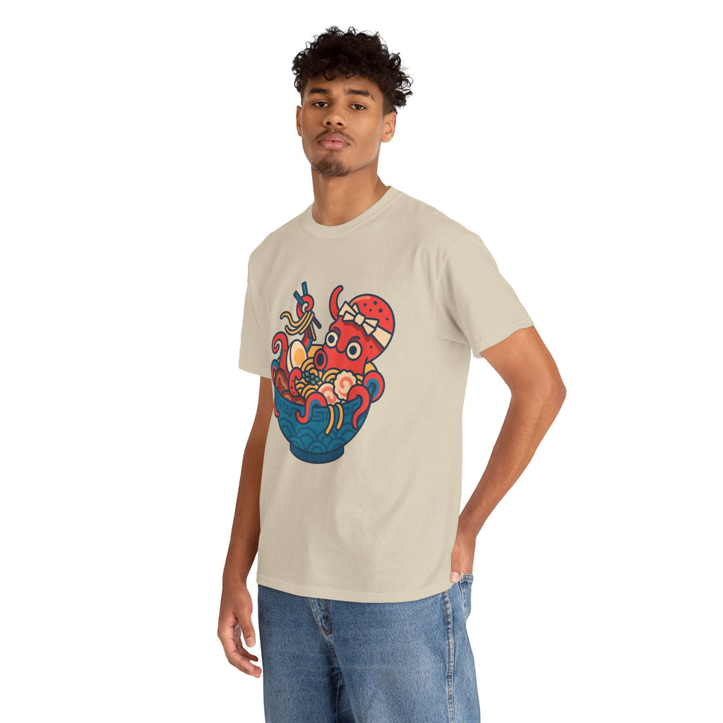 Octopus Ramen Bowl Shirt – Funny Japanese Noodle Graphic Tee