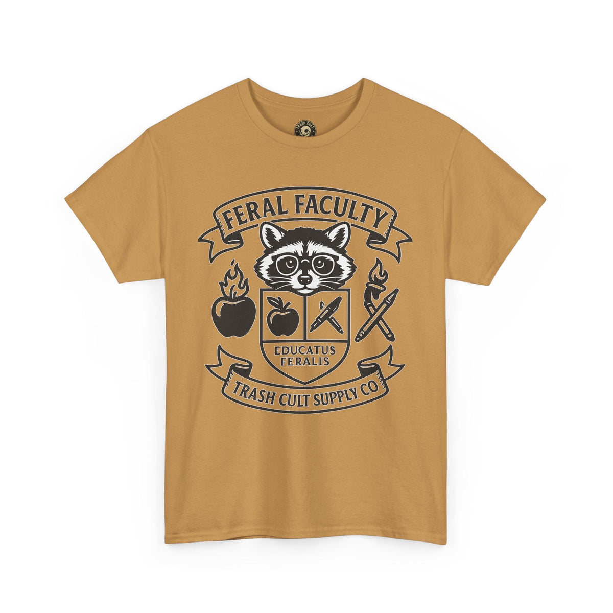 Feral Faculty Tee, Fun Teacher Shirt, Animal Lover Gift, Cool Graphic Tee, Casual Everyday Wear, Unisex Cotton T-Shirt