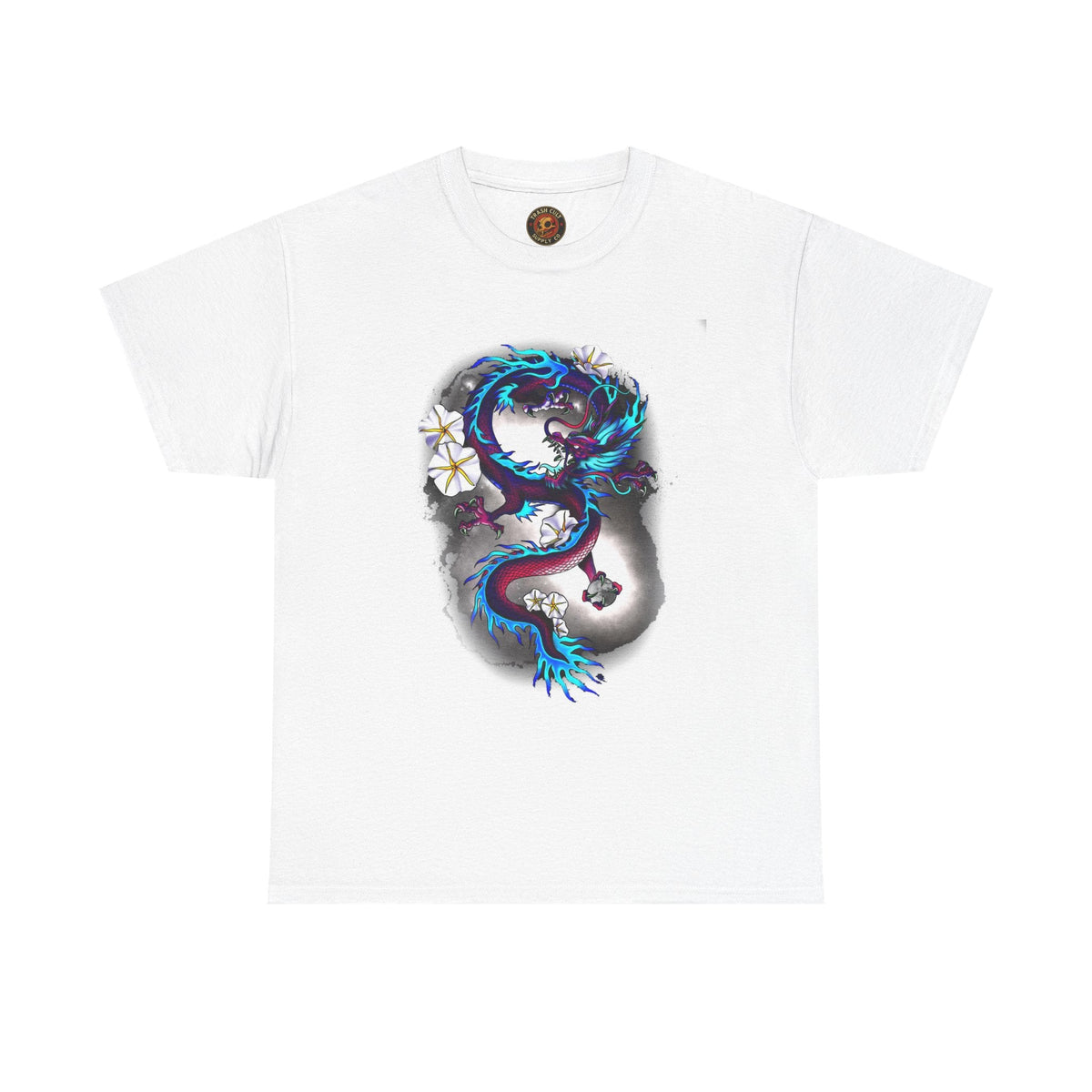 Electric Dragon Tattoo T-Shirt – Lara Davenport x Trash Cult Supply Co. Collab (Gildan 5000)