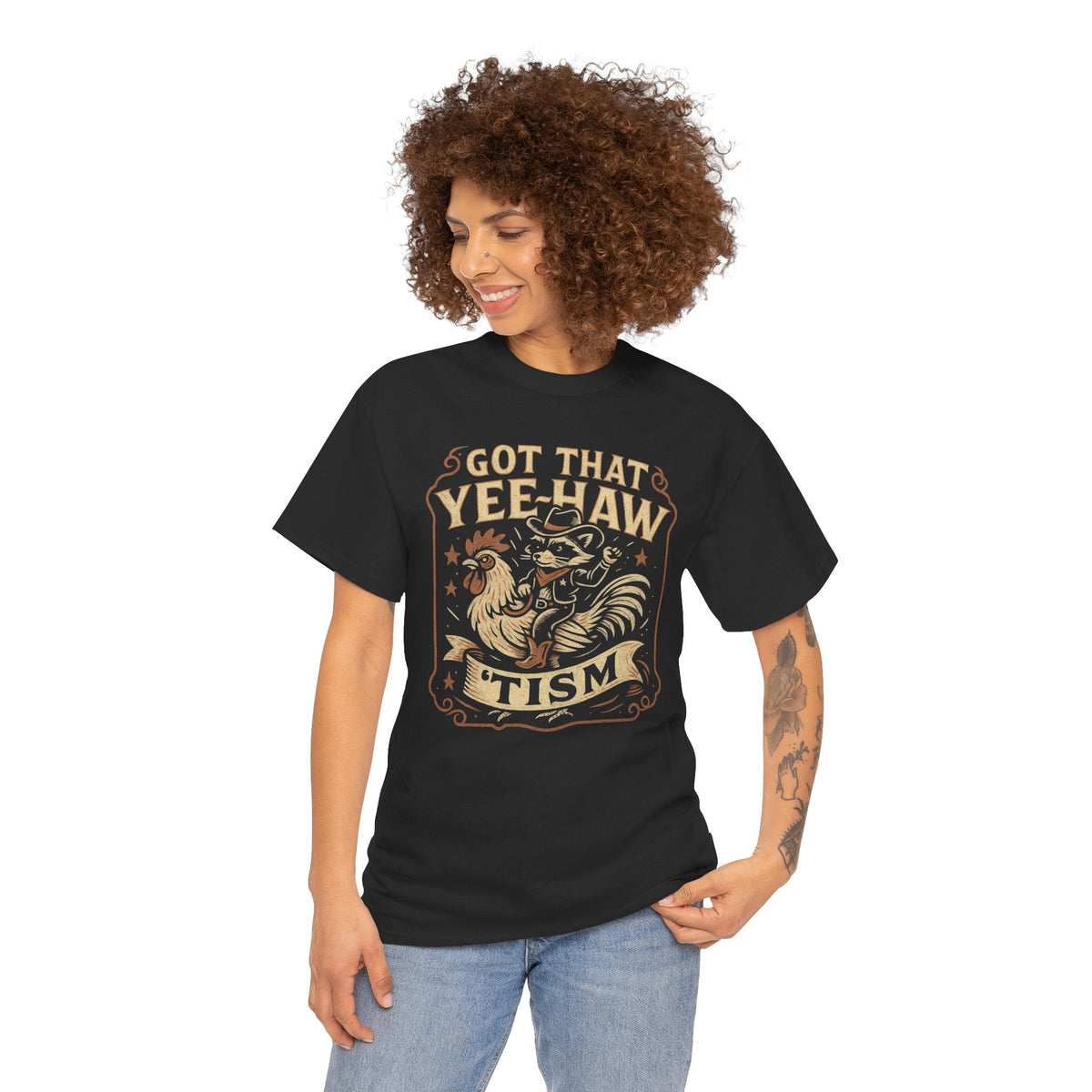 Got That Yee-Haw ’Tism™ Graphic Tee | Gildan 5000 Unisex Heavy Cotton