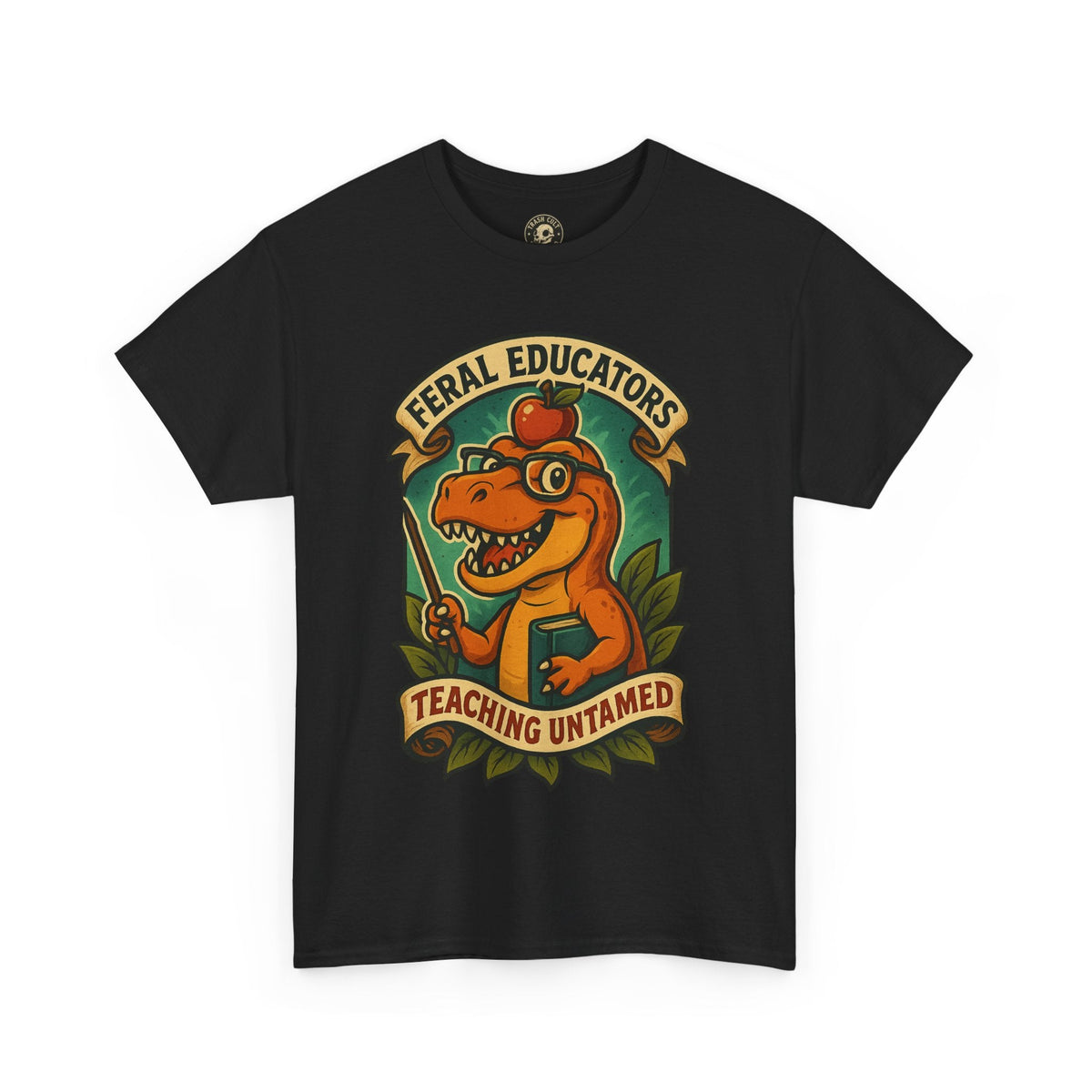 Feral Educators Tee, Fun Teacher Shirt, Unisex Cotton Tee, Gift for Educators, Classroom Apparel, Teacher Appreciation Day