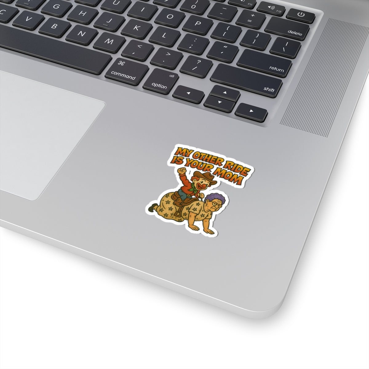 Funny Mom Joke Kiss-Cut Stickers, Laptop Decals, Whimsical Gifts, Hilarious Stickers for Friends, Fun Office Decor