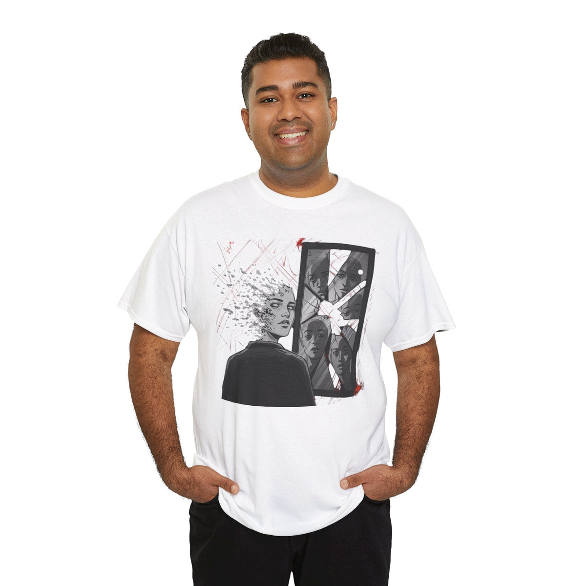 Xian Allen x Trash Cult Shirt – “Don’t Look Too Close” | Surreal Dark Art T-Shirt