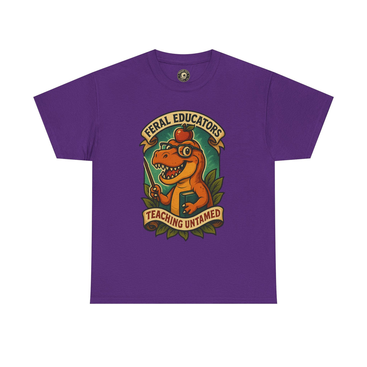 Feral Educators Tee, Fun Teacher Shirt, Unisex Cotton Tee, Gift for Educators, Classroom Apparel, Teacher Appreciation Day
