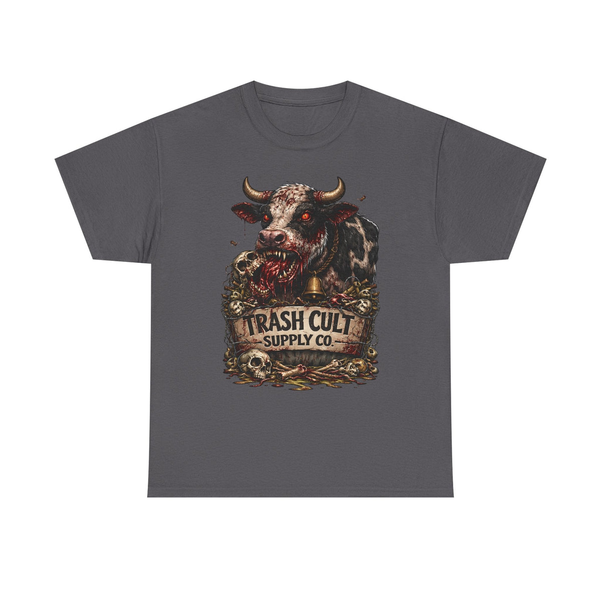 Trash Cult Supply Co. Cow Skull Tee