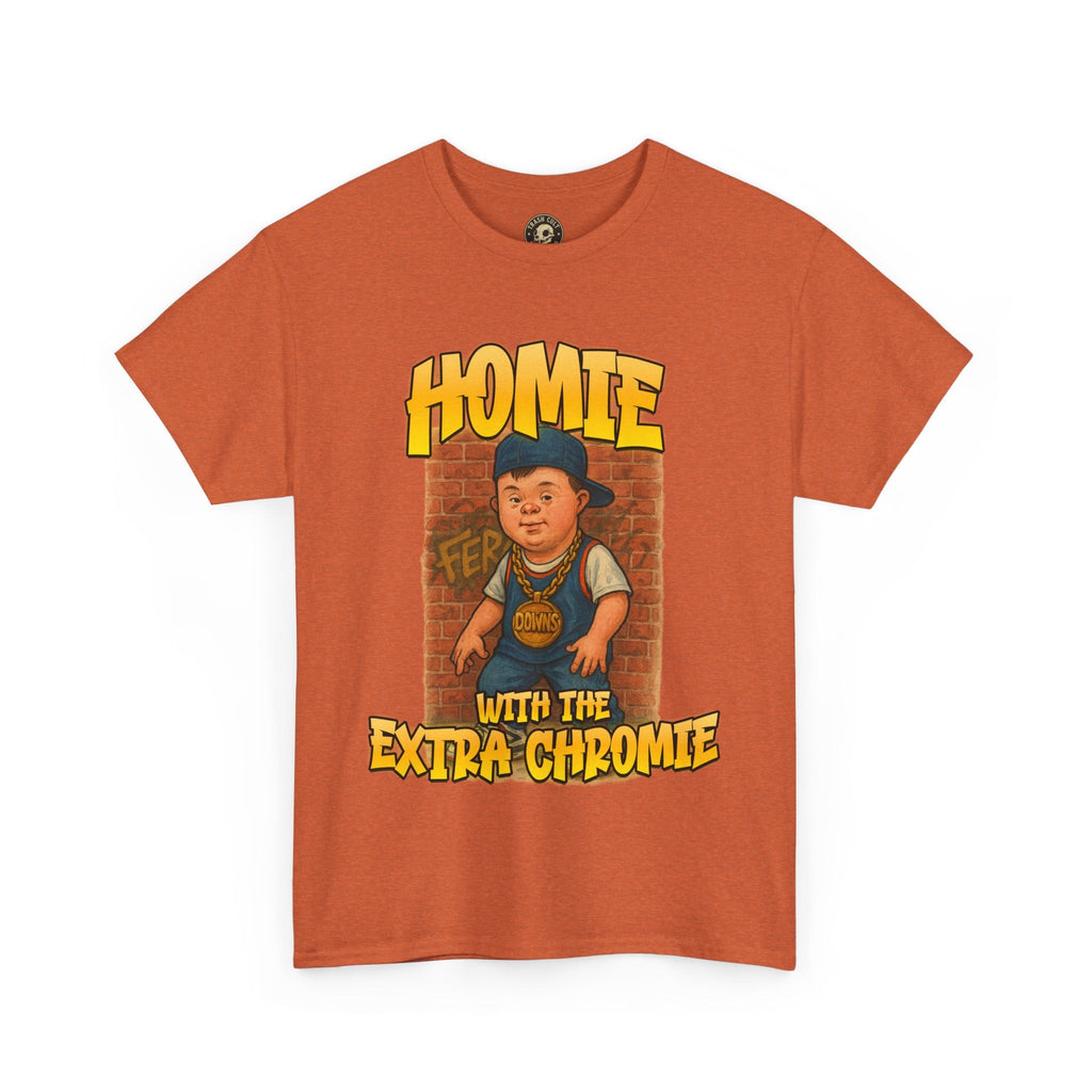 Homie with the Extra Chromie Shirt – Fun Supportive Tee for Down Syndrome Awareness – Gildan 5000