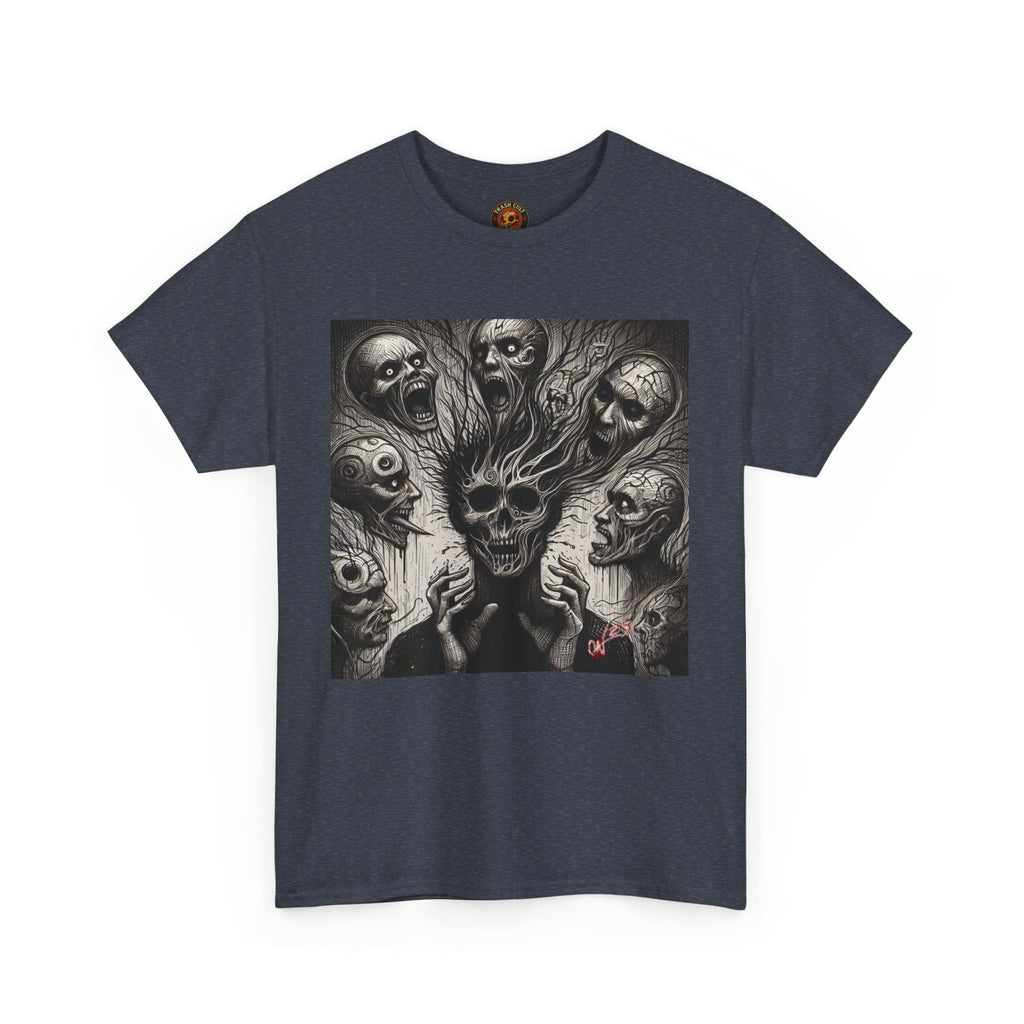 Xian Allen x Trash Cult Shirt – “Voices in the Void” | Horror Skull Scream T-Shirt