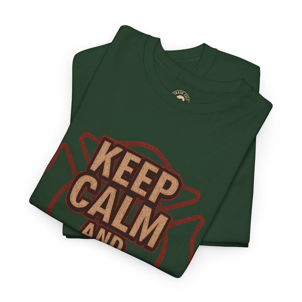 Keep Calm and Charge the Line Firefighter Shirt – Gildan 5000 Tee