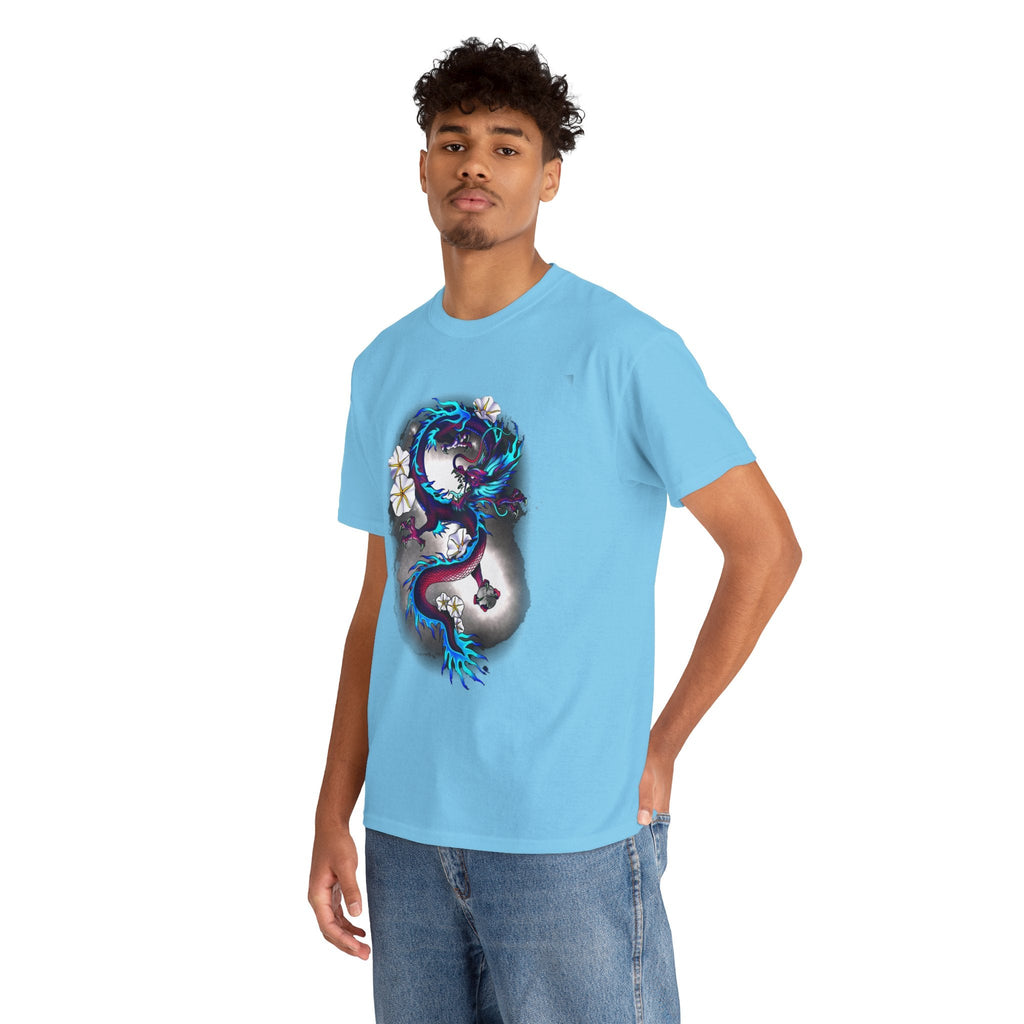 Electric Dragon Tattoo T-Shirt – Lara Davenport x Trash Cult Supply Co. Collab (Gildan 5000)
