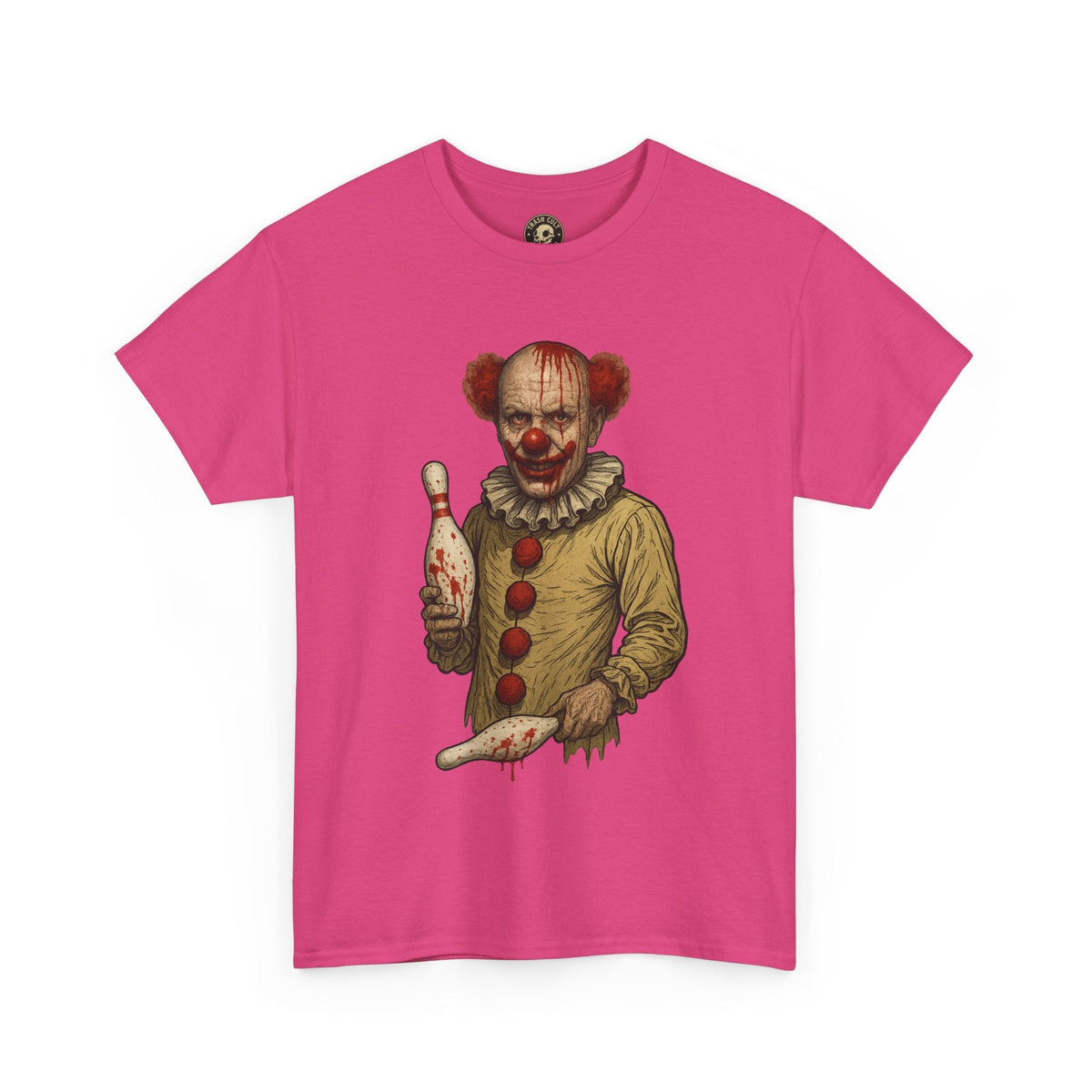 Spooky Clown Unisex Tee | Horror Fan Shirt, Halloween Costume, Graphic Tee, Horror Movie Merchandise, Unique Gift