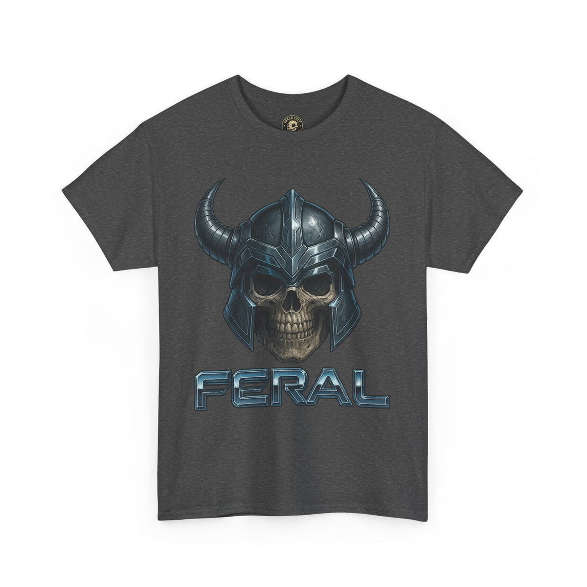 Feral Skull Graphic Tee, Unisex Cotton Shirt, Casual Wear, Gamer Apparel, Unique Gift for Fans