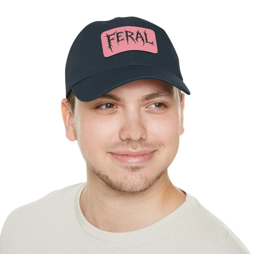 FERAL Embroidered Leather Patch Hat – Trash Cult Supply Co.