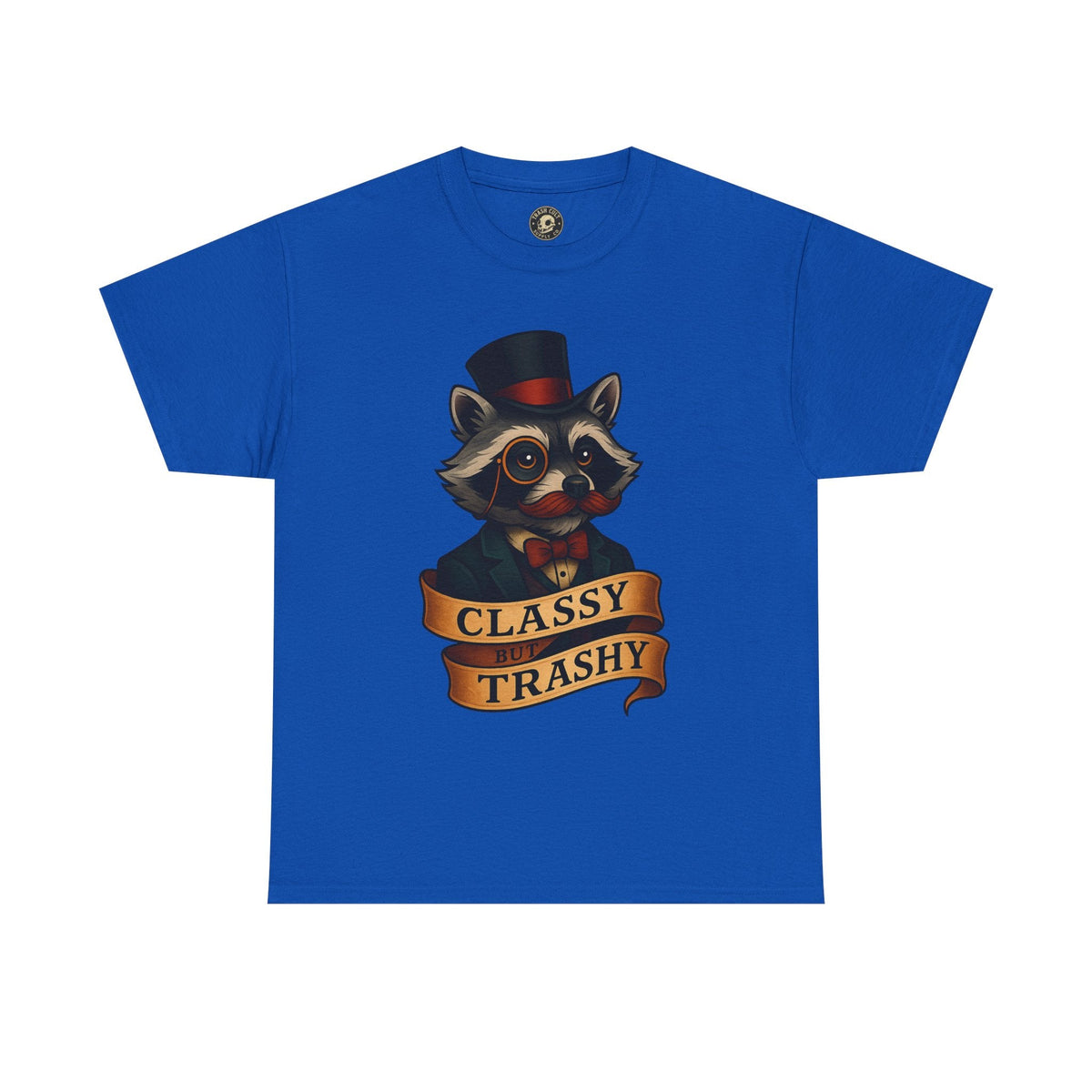 Classy Trashy Raccoon Tee, Unisex Heavy Cotton Tee, Funny Animal Shirt, Unique Gift, Casual Wear, Vintage Style T-Shirt