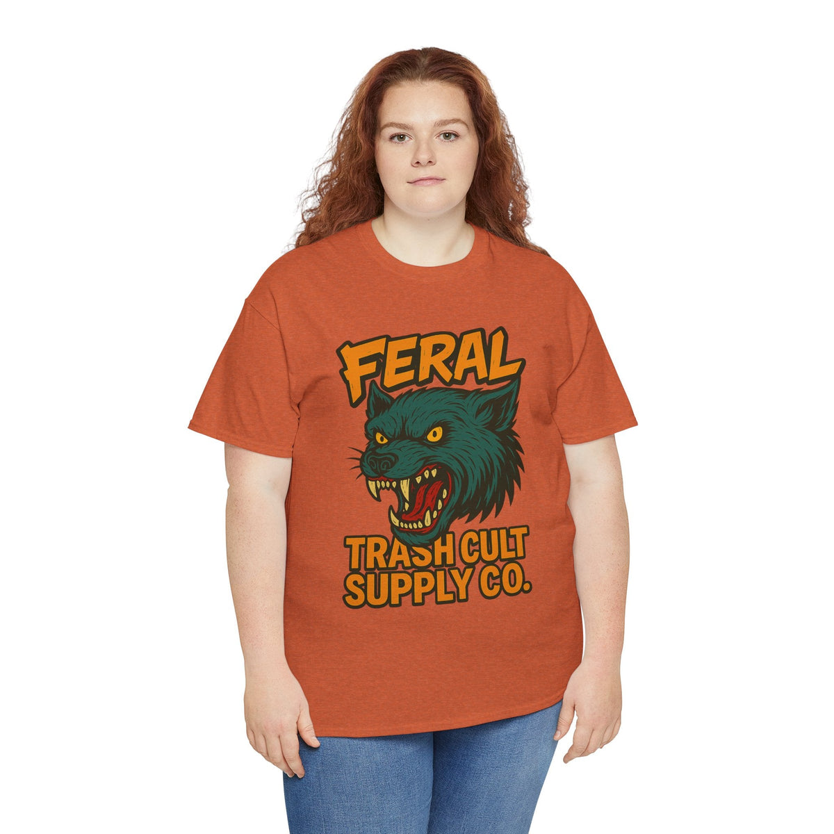 FERAL Wolverine Shirt – Trash Cult Graffiti Tee (Gildan 5000)