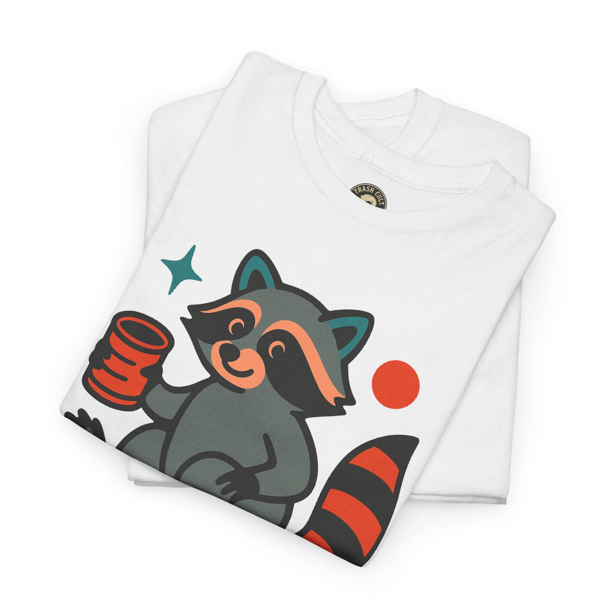 Trash Cult Supply Co. Unisex Heavy Cotton Tee, Eco-Friendly Tee, Gift for Raccoon Lovers, Cute Graphic T-Shirt, Trendy Streetwear, [...]