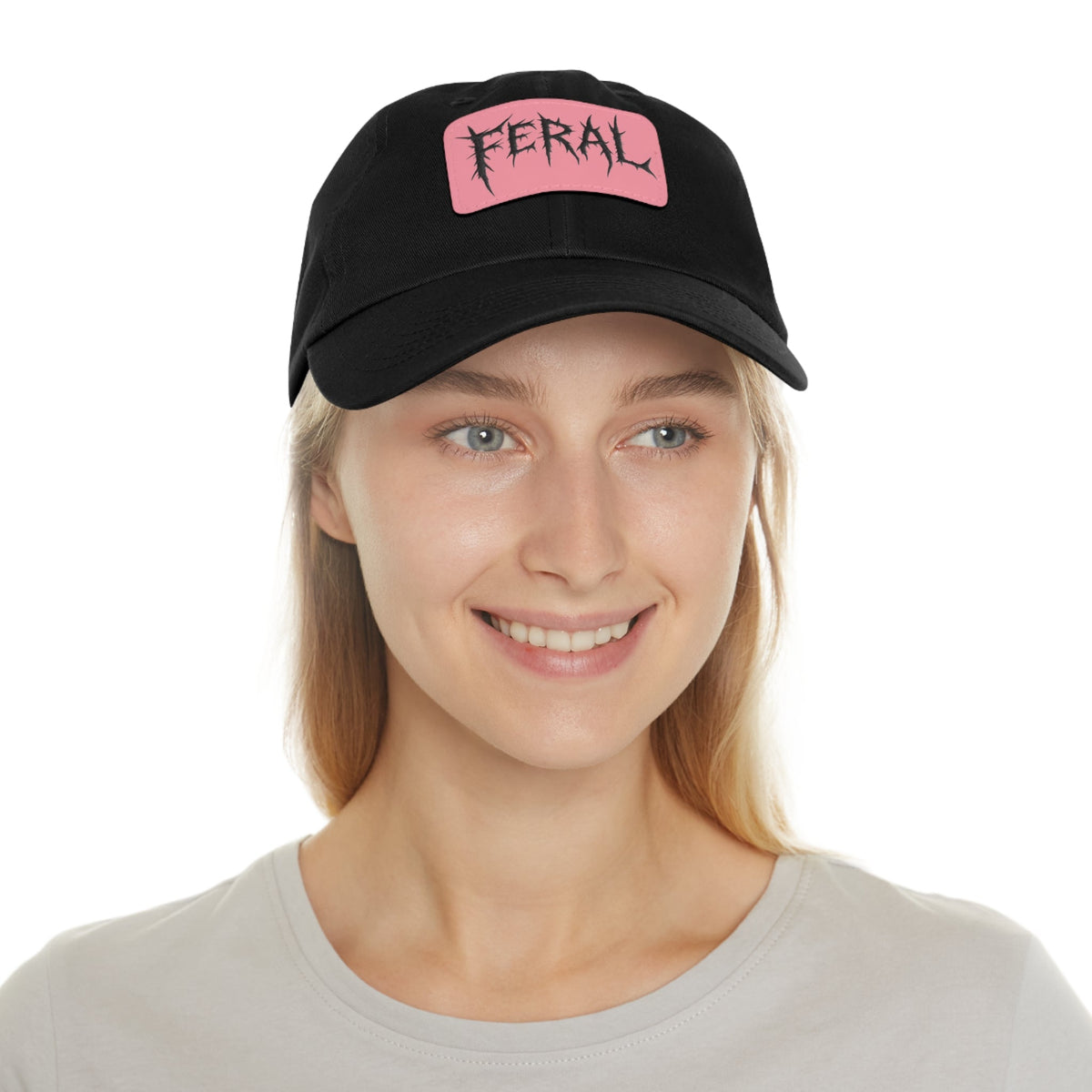 FERAL Embroidered Leather Patch Hat – Trash Cult Supply Co.