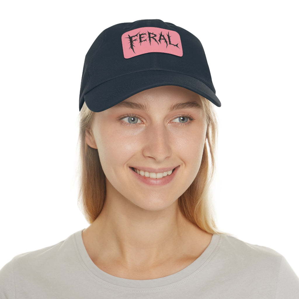 FERAL Embroidered Leather Patch Hat – Trash Cult Supply Co.