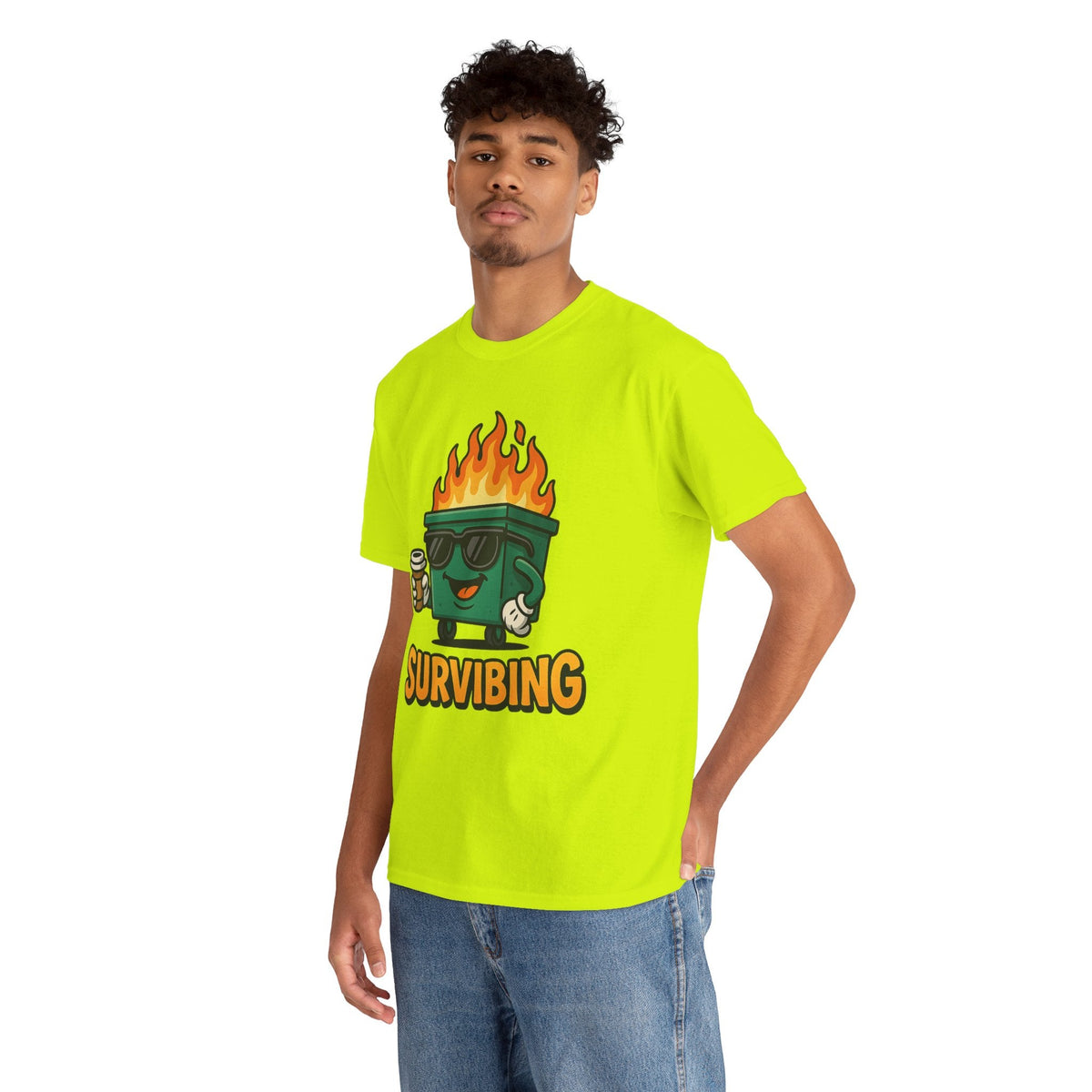 Survibing Shirt – High Visibility Safety Colors – Gildan 5000 Unisex Tee