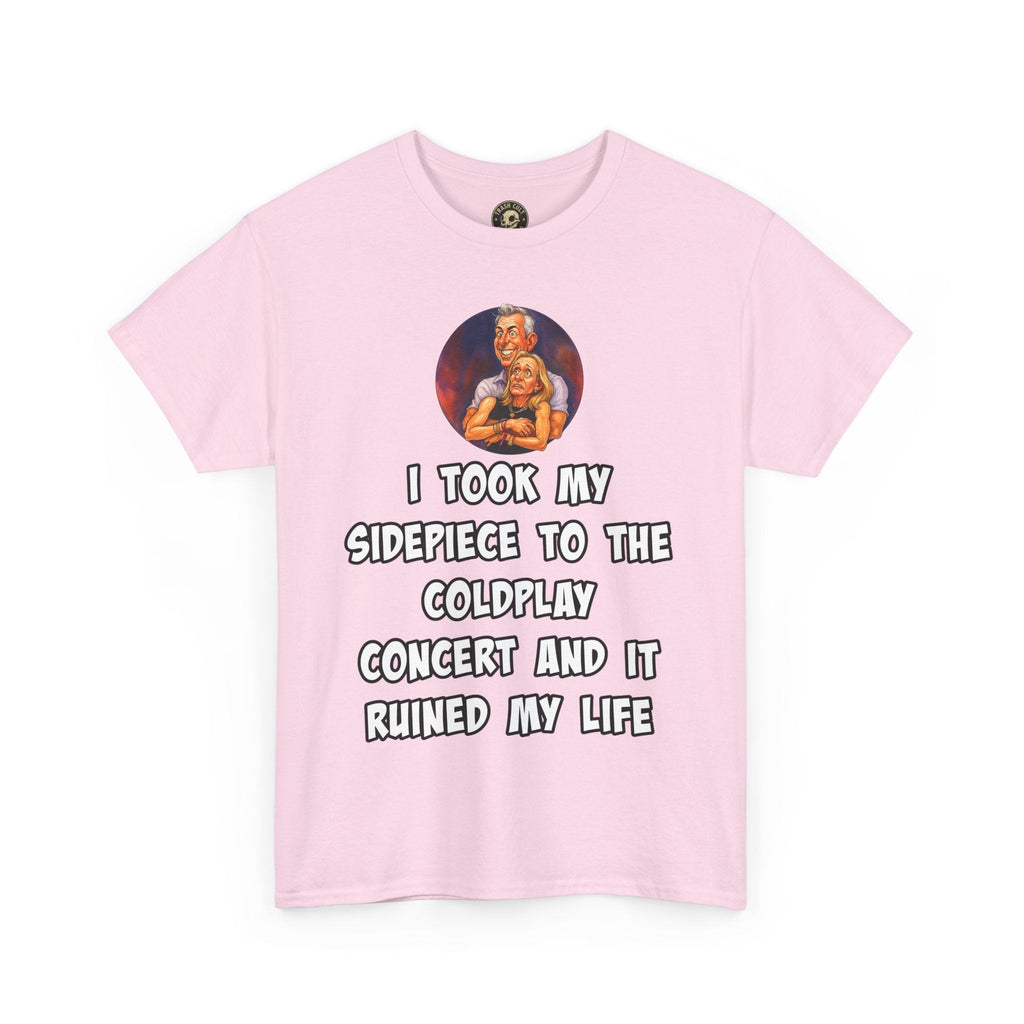 Funny CEO Concert Shirt – “I Took My Sidepiece to the Coldplay Concert” Meme Tee – Gildan 5000