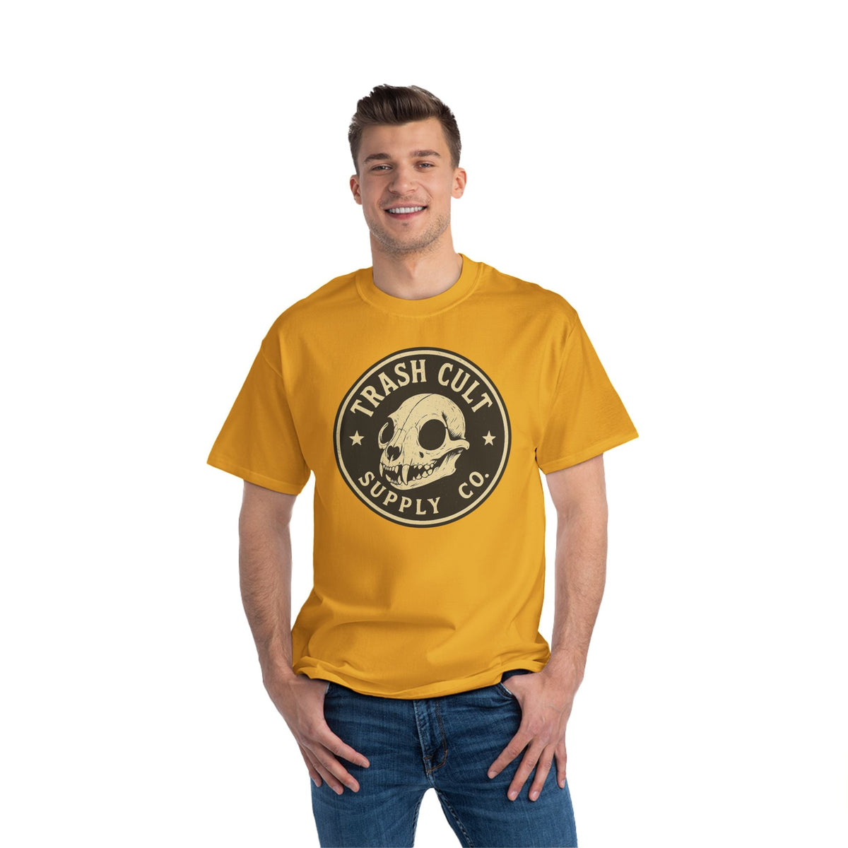 Armed Raccoon “I Identify as a F***ing Problem” T-Shirt – Trash Cult Supply Co.