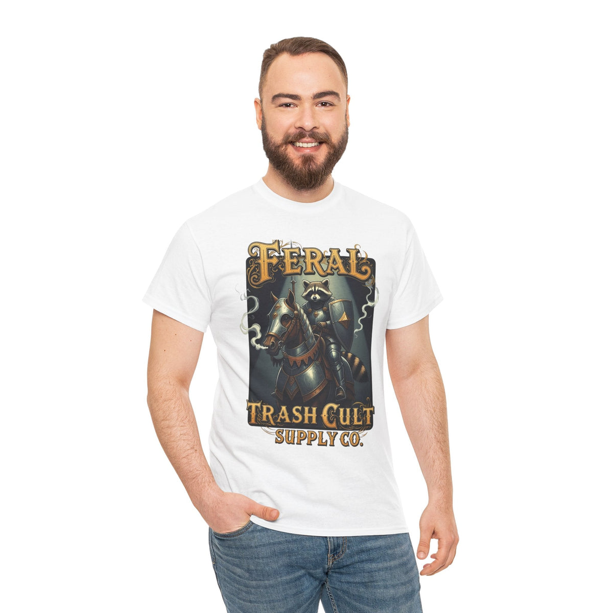 Feral Trash Cult Tee, Unisex Graphic Tee, Cool T-Shirt, Unique Funny Apparel, Gift for Eco Warriors, Casual Wear, Festival Clothing