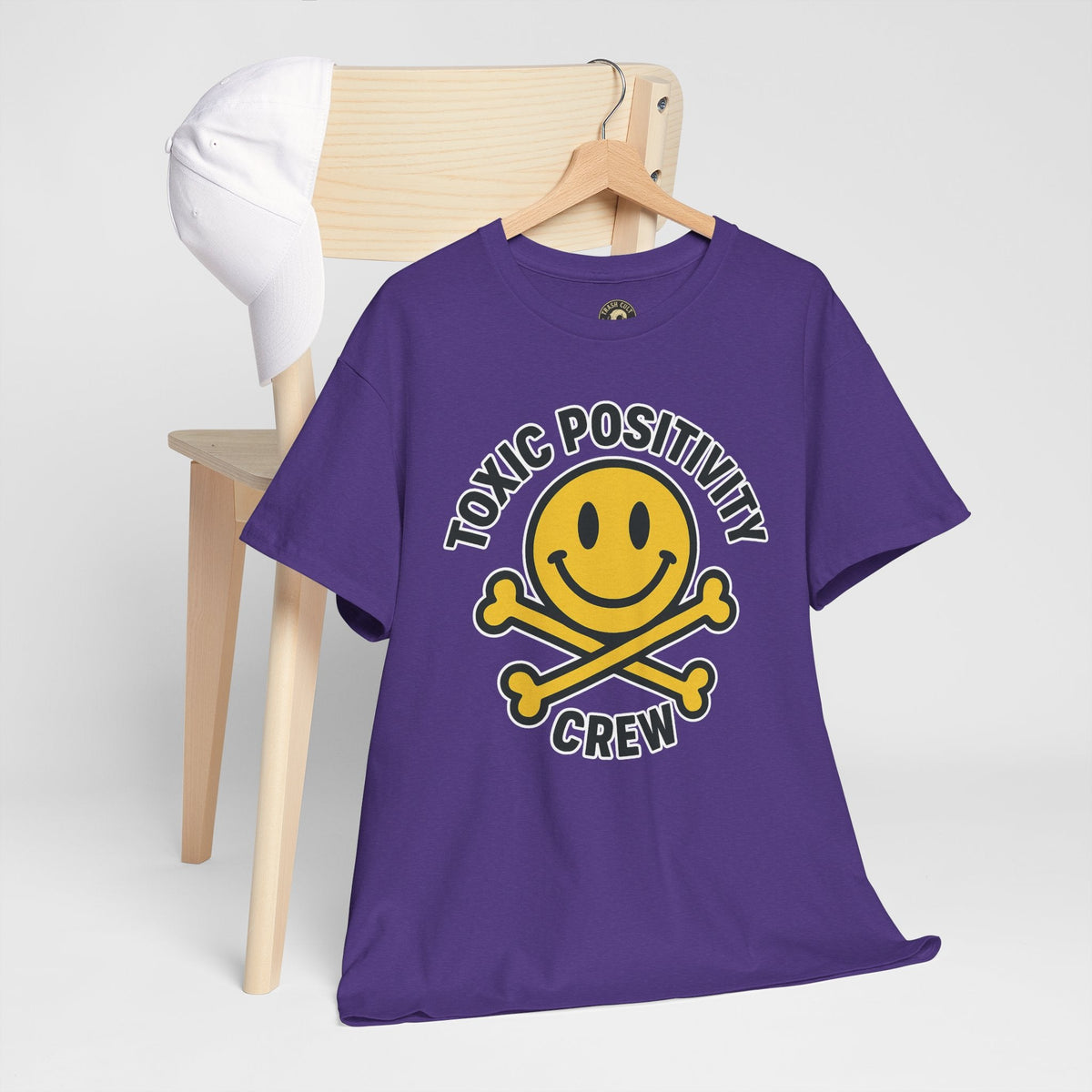 Toxic Positivity Tee | Fun Graphic Shirt for Casual Wear, Gifts, Festivals, Anti-Toxic Vibes, Everyday Style, Unisex T-Shirt