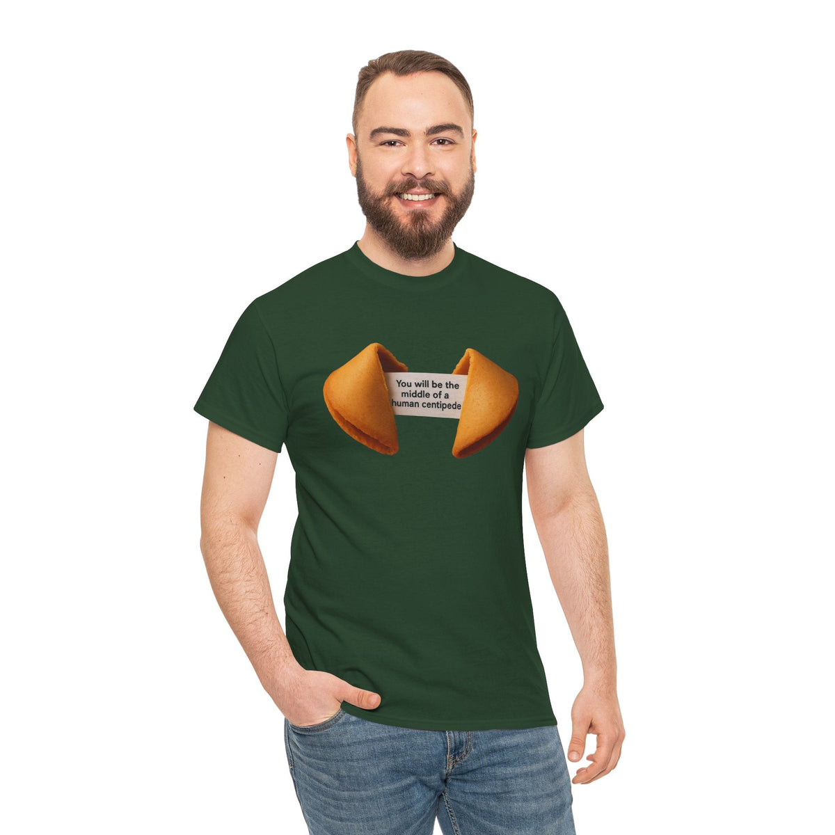 Fortune Cookie Unisex Heavy Cotton Tee - Positive Vibes Shirt