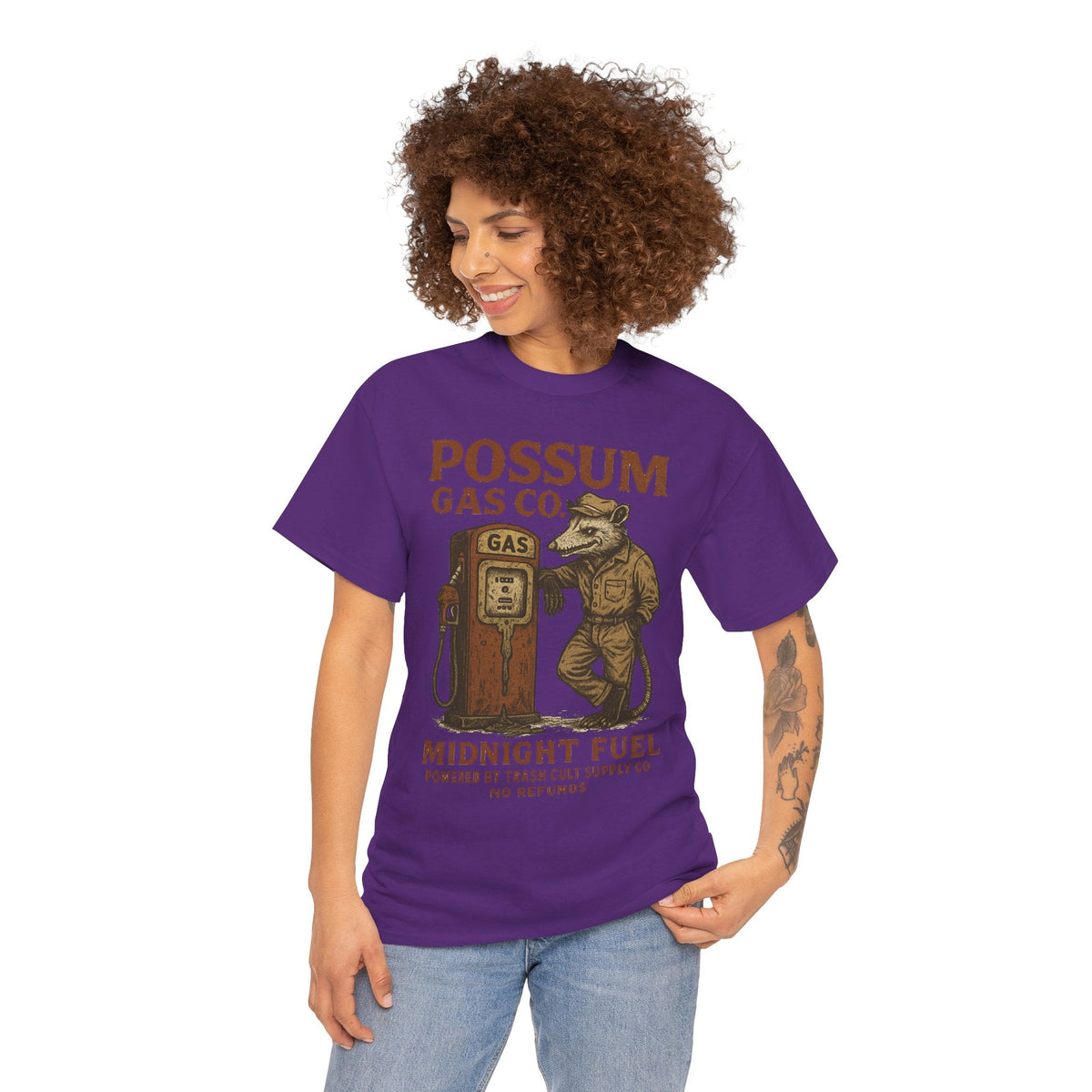 Possum Gas Co. Vintage Feral Mechanic Shirt – Trash Cult Supply Co. – Gildan 5000